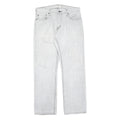 LEVI'S 514 Slim Mens Jeans White Slim Straight Denim Light W34 L30 Stylish