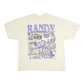 GAME CHANGER Mens Cream Randy Moss Minnesota Vikings Graphic T-Shirt XL Short