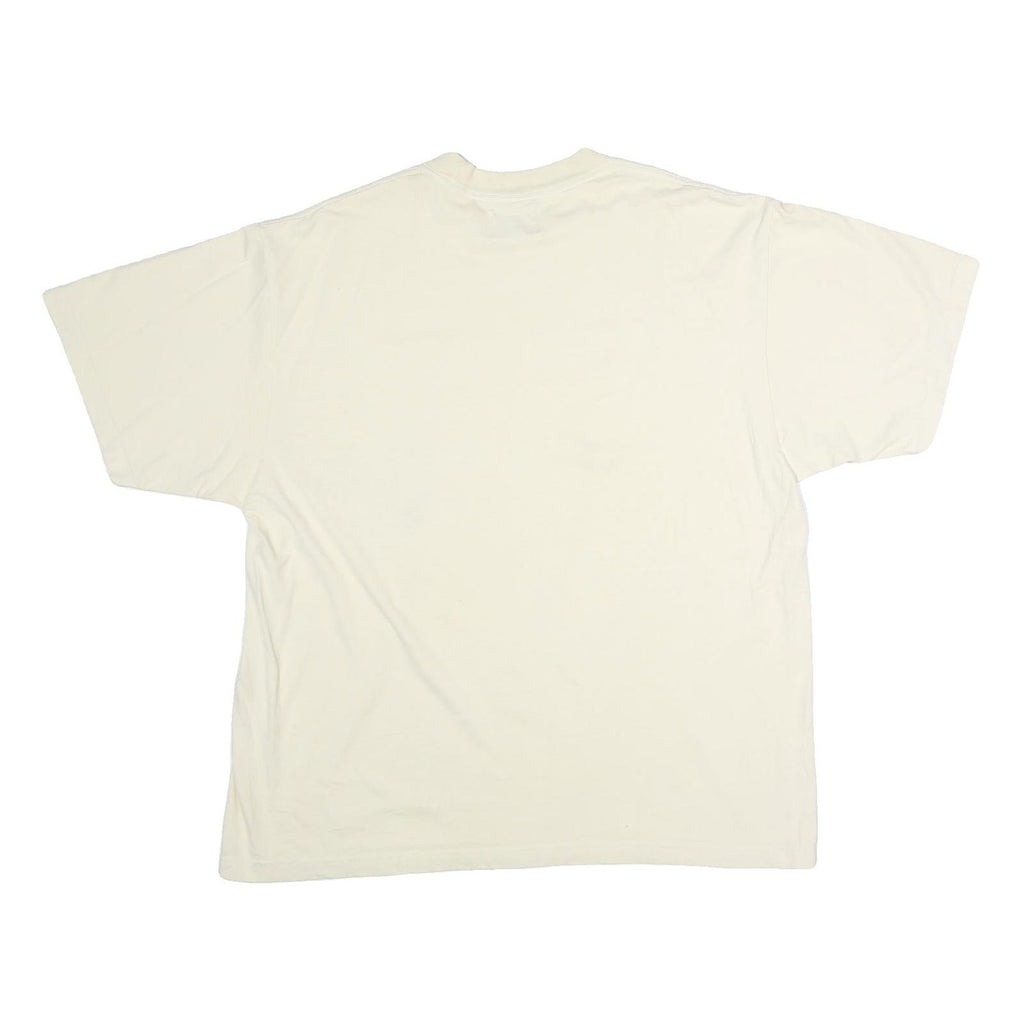 GAME CHANGER Mens Cream Randy Moss Minnesota Vikings Graphic T-Shirt XL Short