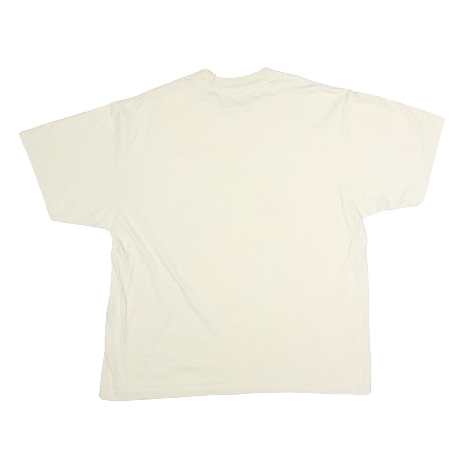 GAME CHANGER Mens Cream Randy Moss Minnesota Vikings Graphic T-Shirt XL Short