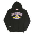 MITCHELL & NESS Mens Black Los Angeles Lakers Hoodie M Printed Cotton Blend