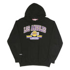 MITCHELL & NESS Mens Black Los Angeles Lakers Hoodie M Printed Cotton Blend