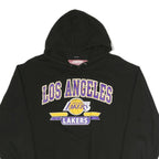 MITCHELL & NESS Mens Black Los Angeles Lakers Hoodie M Printed Cotton Blend