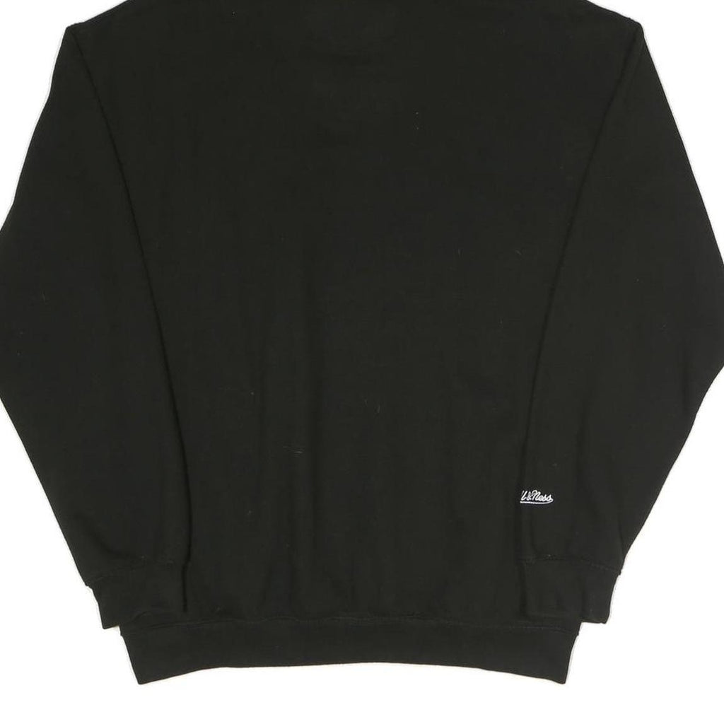 MITCHELL & NESS Mens Black Los Angeles Lakers Hoodie M Printed Cotton Blend