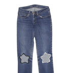 LEVI'S Bold Curve Straight Leg Womens Jeans Blue Relaxed Straight Denim Medium