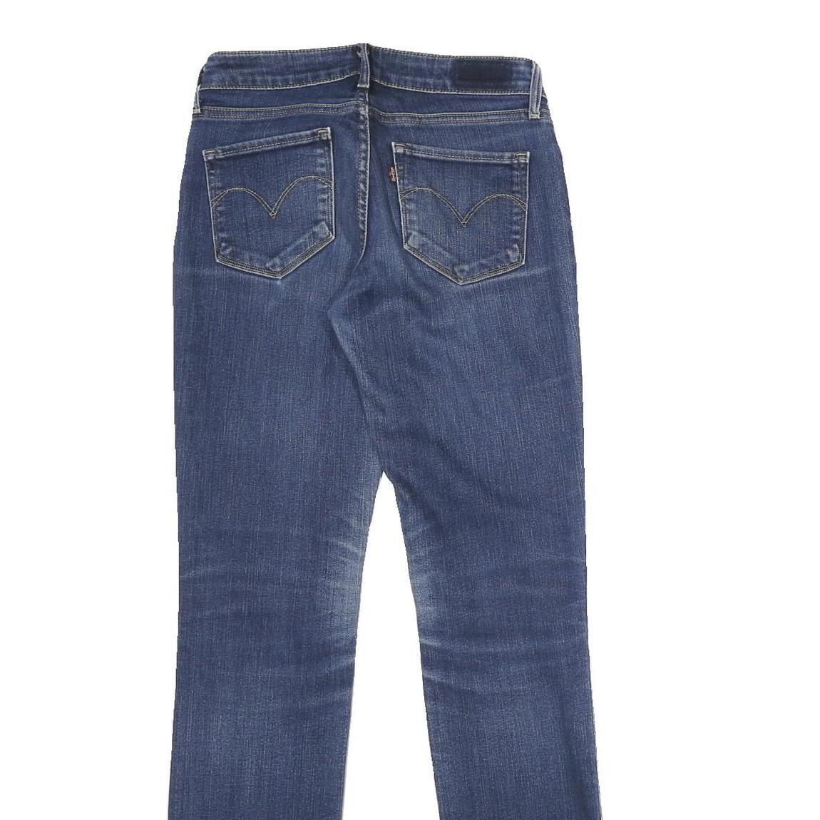 LEVI'S Bold Curve Straight Leg Womens Jeans Blue Relaxed Straight Denim Medium