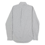 RALPH LAUREN Mens Black & White Checked Shirt XS Classic Button Down Collar Long