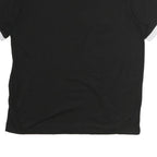 FILA Mens Black & White Logo Short Sleeve Crew Neck T-Shirt L