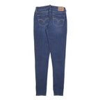 LEVI'S 535 Womens Jeans Blue Slim Skinny Denim Medium W28 L30 Slim Fit Zip