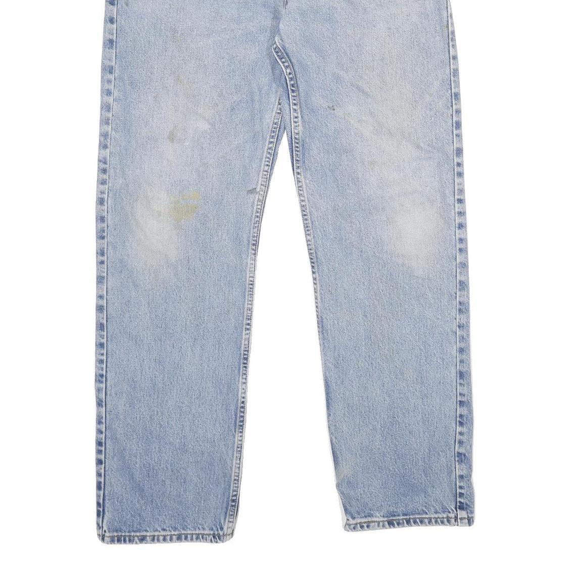 LEVI'S 505 Mens Jeans Blue Regular Straight Denim Medium W36 L32 Classic Zip