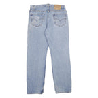 LEVI'S 505 Mens Jeans Blue Regular Straight Denim Medium W36 L32 Classic Zip