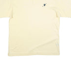 NAUTICA Mens Cream Polo Shirt 2XL Cotton Blend Short Sleeve Plain Classic Fit
