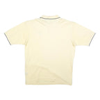 NAUTICA Mens Cream Polo Shirt 2XL Cotton Blend Short Sleeve Plain Classic Fit
