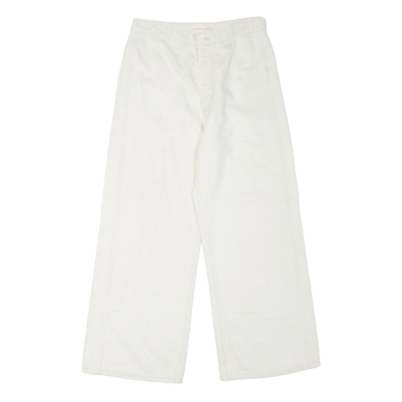 LEVI'S Womens Jeans White Loose Wide-Leg Denim W29 L26 Casual Comfortable