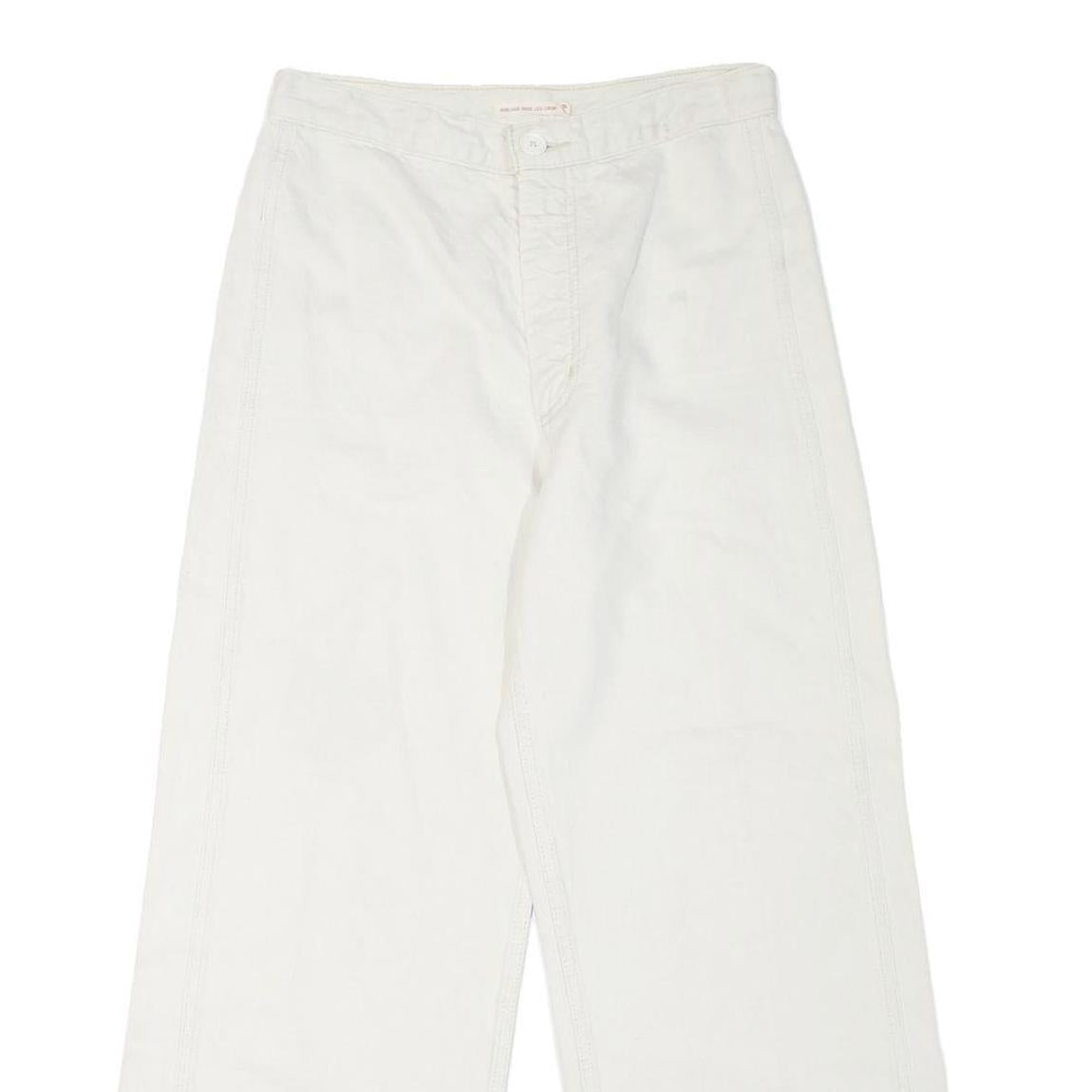 LEVI'S Womens Jeans White Loose Wide-Leg Denim W29 L26 Casual Comfortable