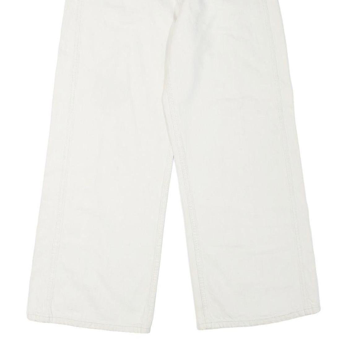 LEVI'S Womens Jeans White Loose Wide-Leg Denim W29 L26 Casual Comfortable