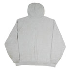 CARHARTT Mens Grey Hoodie 2XL Logo Print Cotton Pullover Sweatshirt