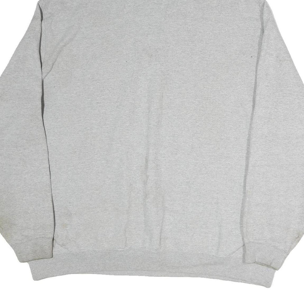 CARHARTT Mens Grey Hoodie 2XL Logo Print Cotton Pullover Sweatshirt