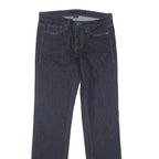 CALVIN KLEIN Womens Regular Fit Blue Denim Jeans W32 L33 Classic Zip Pockets