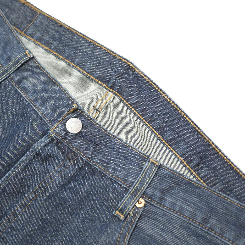 LEVI'S 501 Mens Jeans Blue Regular Straight Denim Dark W40 L32 Classic Button