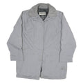 WALMOR Womens Grey Quilted Jacket XL Polyester Blend Woven Warm Zip Closure