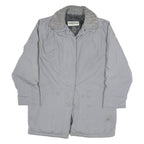WALMOR Womens Grey Quilted Jacket XL Polyester Blend Woven Warm Zip Closure