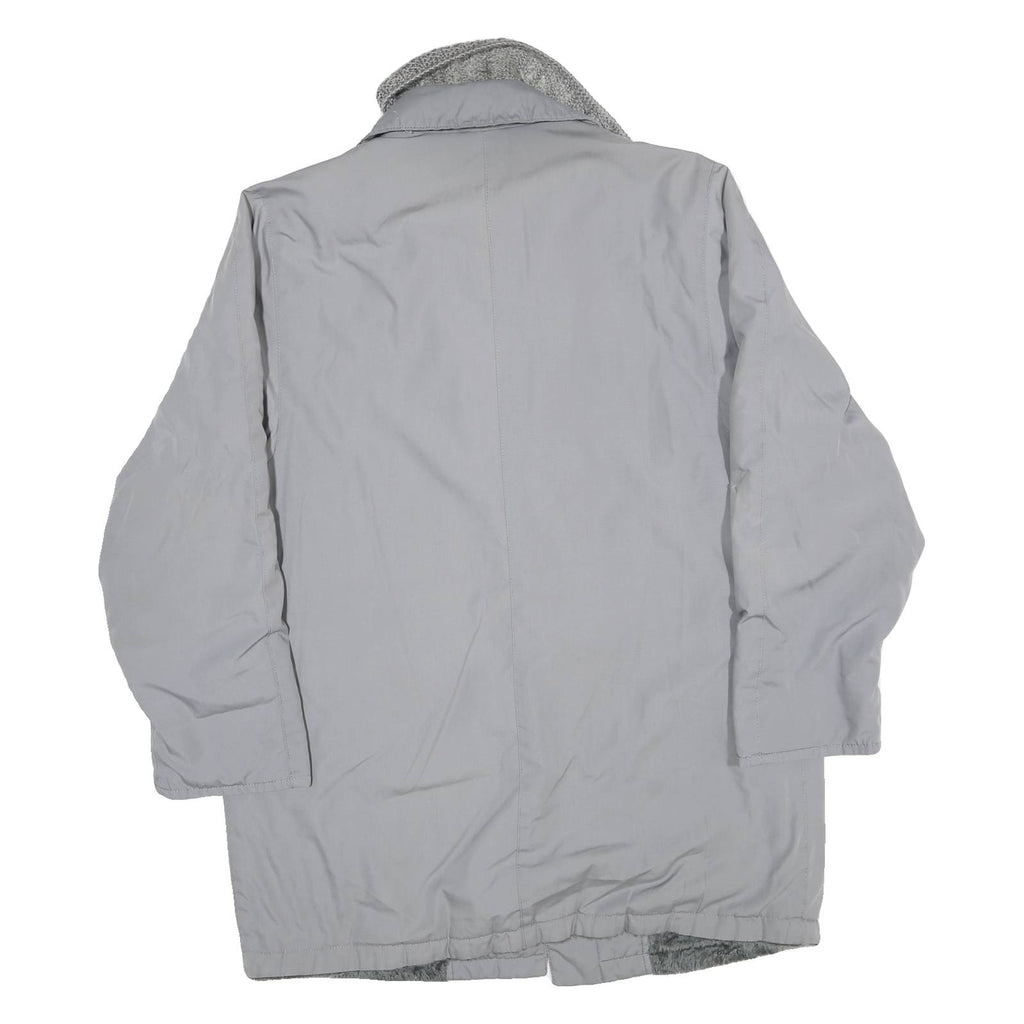 WALMOR Womens Grey Quilted Jacket XL Polyester Blend Woven Warm Zip Closure