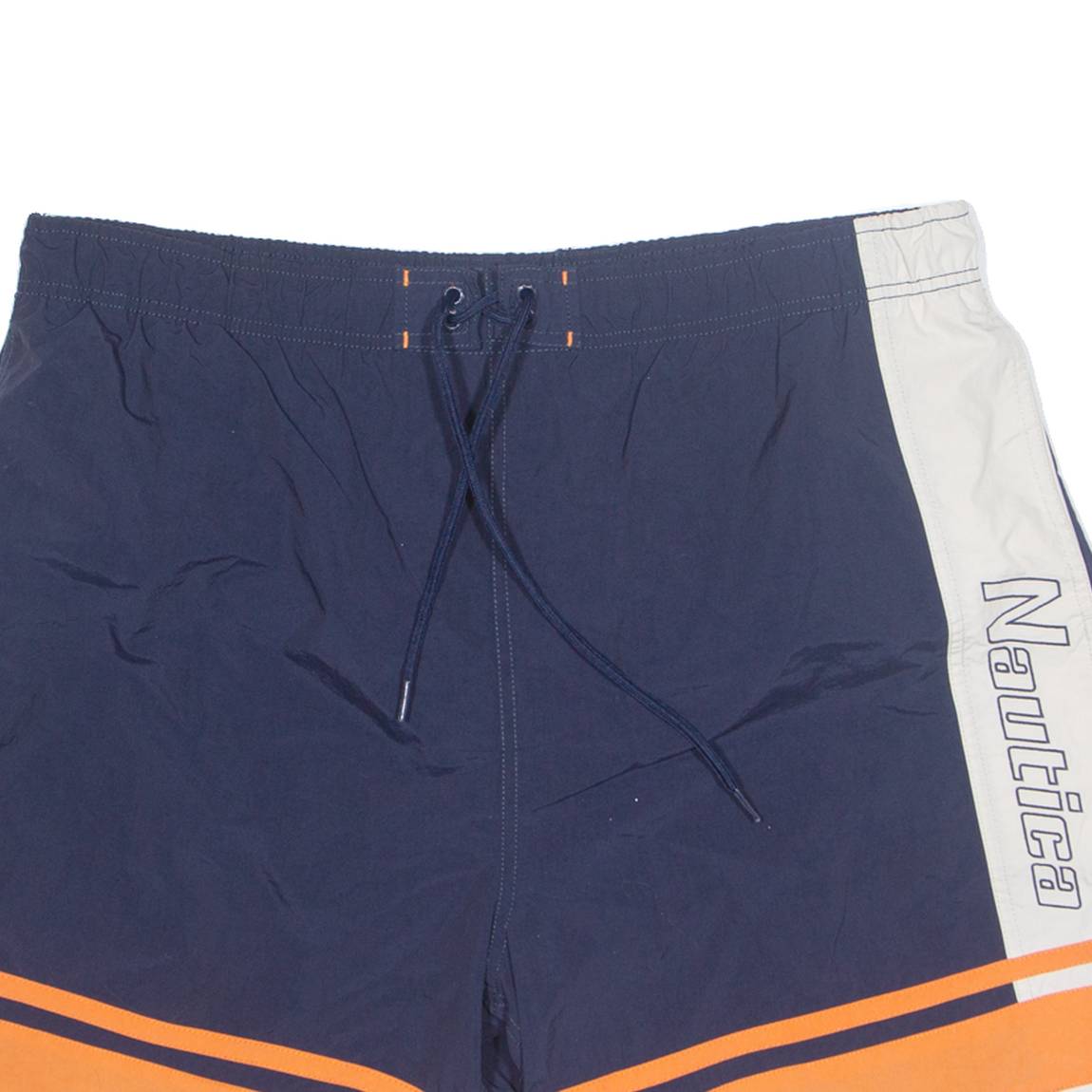 NAUTICA Mesh Lined Mens Swimming Shorts Blue Relaxed XL W38