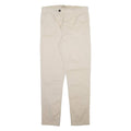 GUESS Mens Trousers Beige Slim Tapered W30 L30