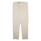 GUESS Mens Trousers Beige Slim Tapered W30 L30