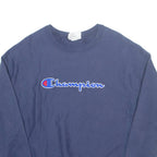 CHAMPION REVERSE WEAVE Womens Sweatshirt Blue L