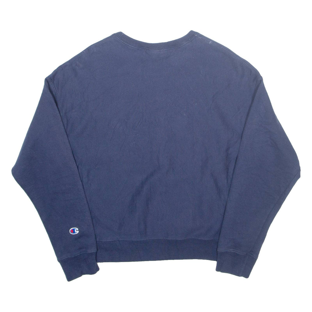 CHAMPION REVERSE WEAVE Womens Sweatshirt Blue L