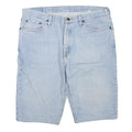 WRANGLER Mens Shorts Blue L W38 Denim Casual Plain