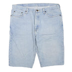 WRANGLER Mens Shorts Blue L W38 Denim Casual Plain