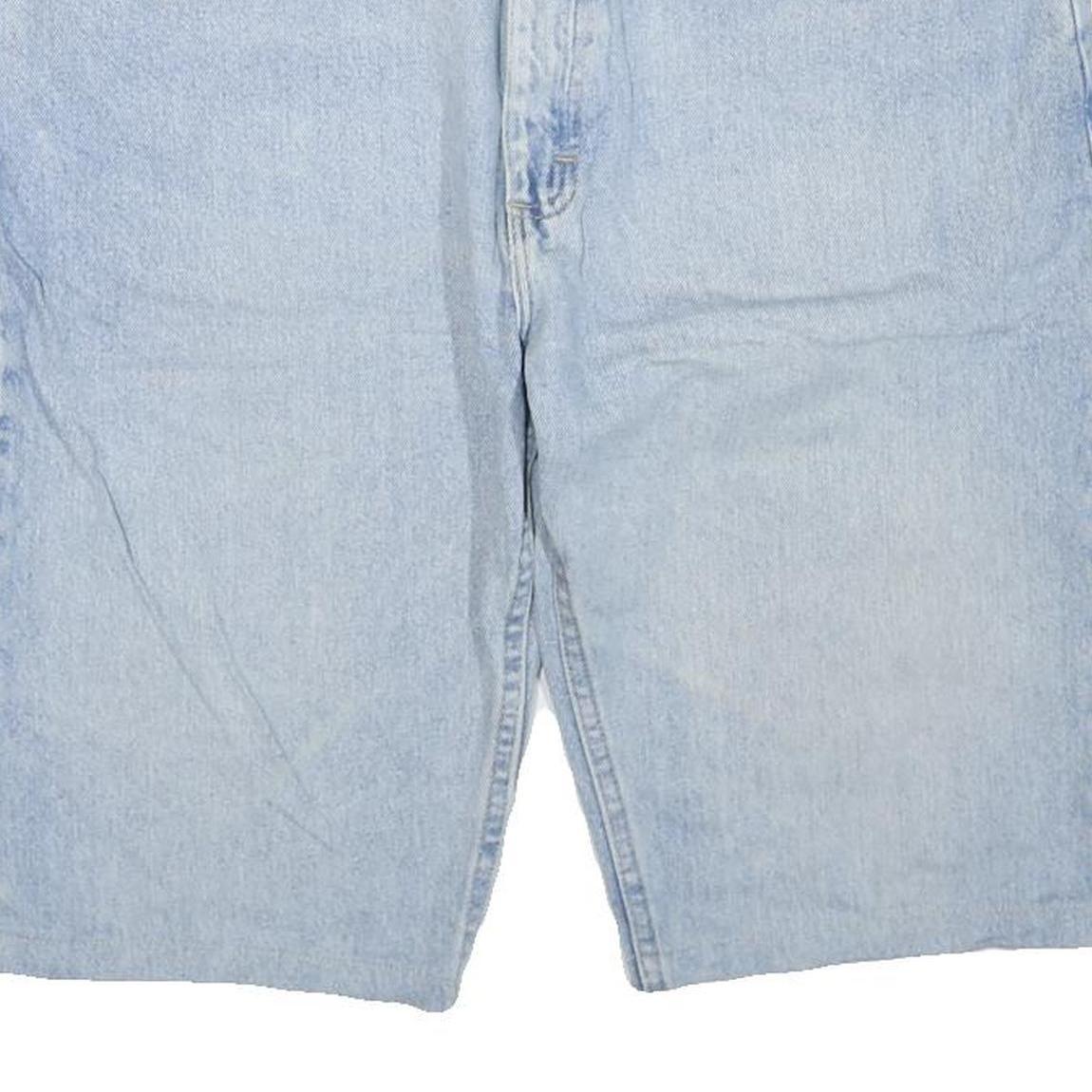 WRANGLER Mens Shorts Blue L W38 Denim Casual Plain