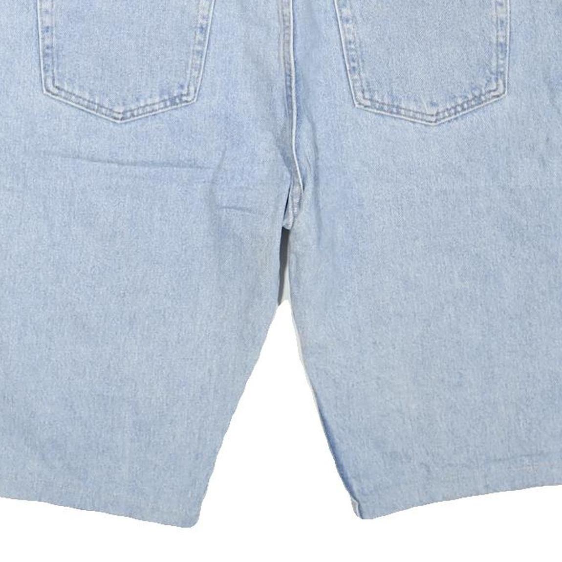 WRANGLER Mens Shorts Blue L W38 Denim Casual Plain