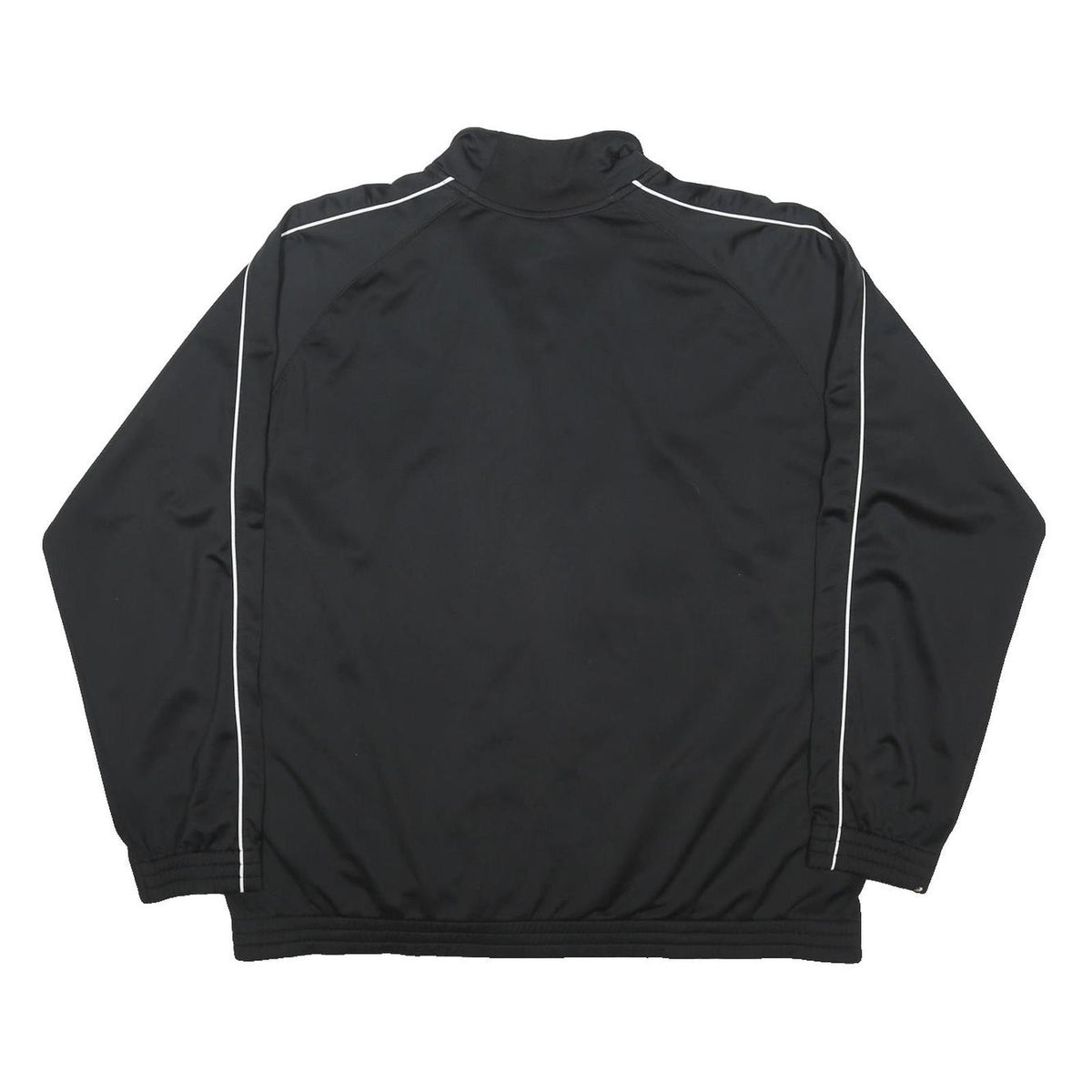 NIKE Mens Black Zip Jacket 2XL Polyester Blend Track Top Lightweight Sportswear