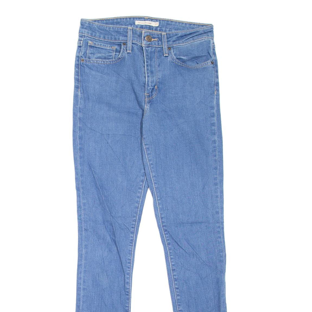 LEVI'S 721 High Rise Womens Jeans Blue Slim Skinny W27 L30