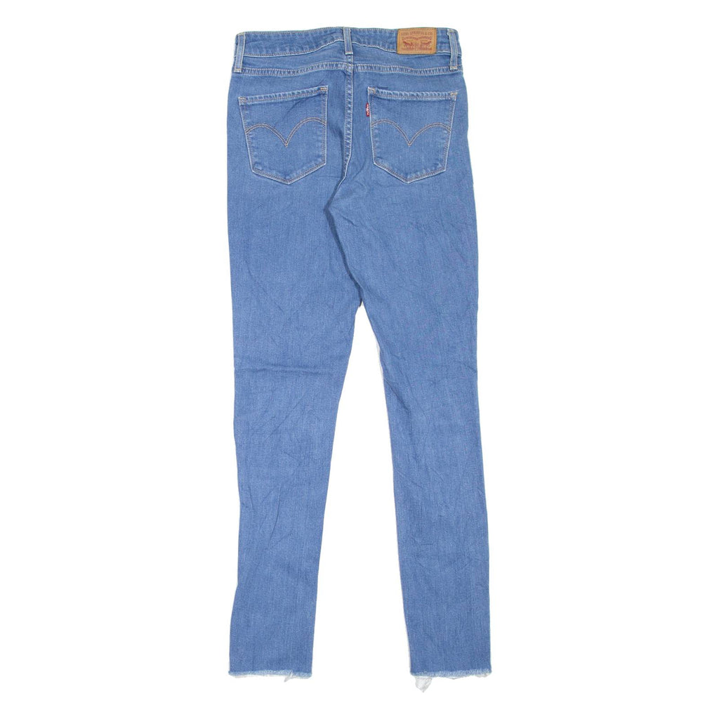 LEVI'S 721 High Rise Womens Jeans Blue Slim Skinny W27 L30