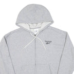 REEBOK Womens Grey Hoodie Full Zip M