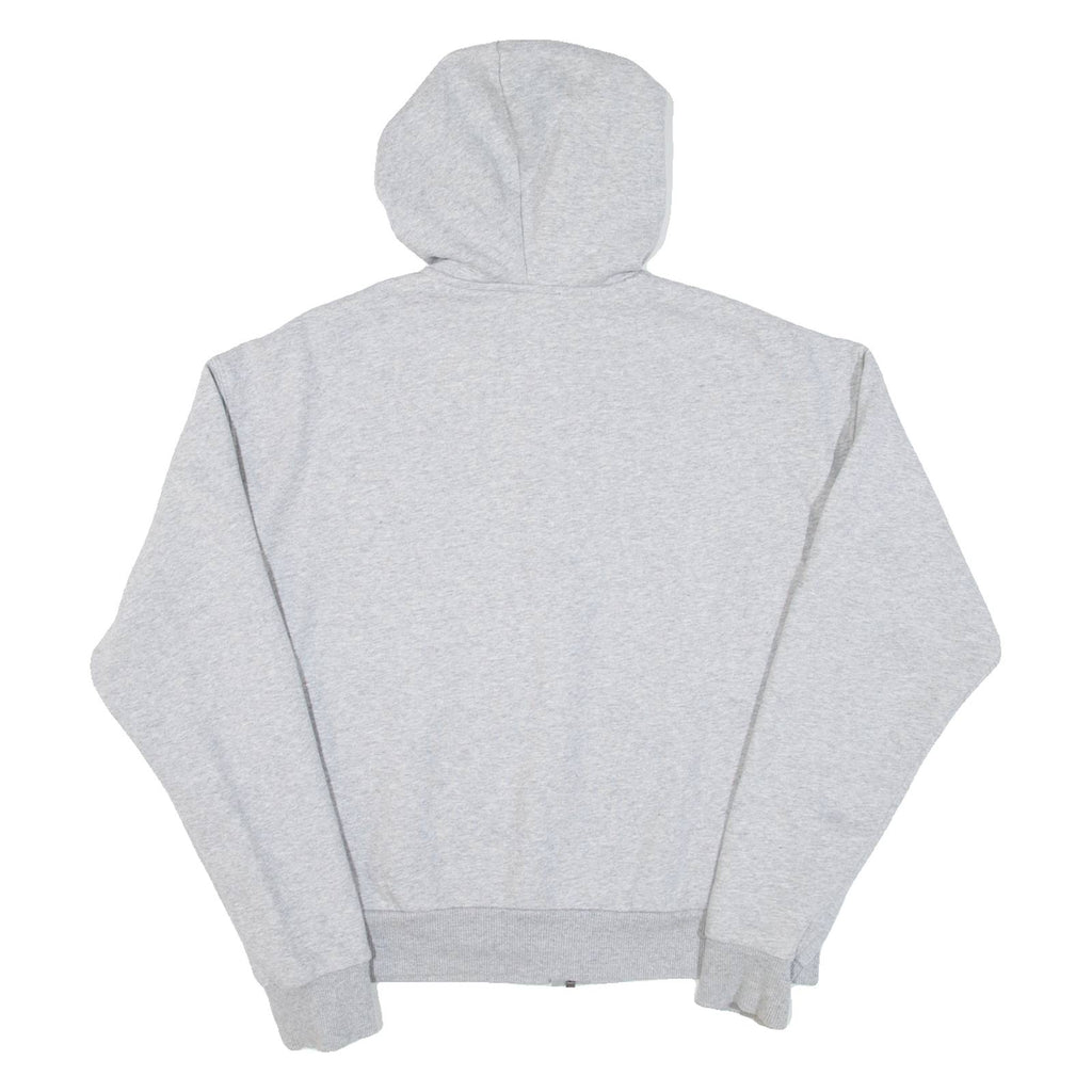 REEBOK Womens Grey Hoodie Full Zip M