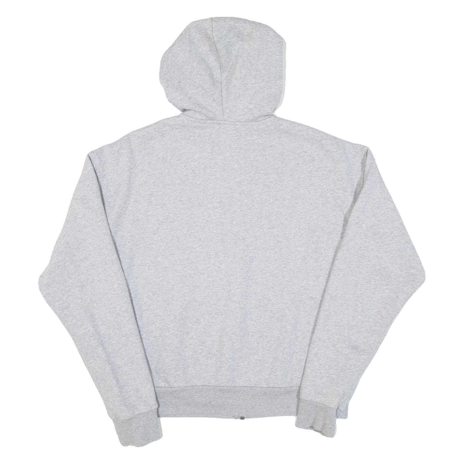 REEBOK Womens Grey Hoodie Full Zip M