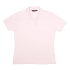 KAPPA Womens Pink Short Sleeve Plain XL Cotton Polo Shirt Casual Sportswear
