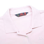 KAPPA Womens Pink Short Sleeve Plain XL Cotton Polo Shirt Casual Sportswear