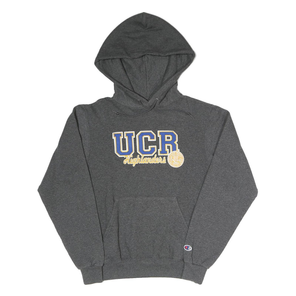 CHAMPION Mens Grey UCR Highlanders Pullover Hoodie XS Cotton Blend