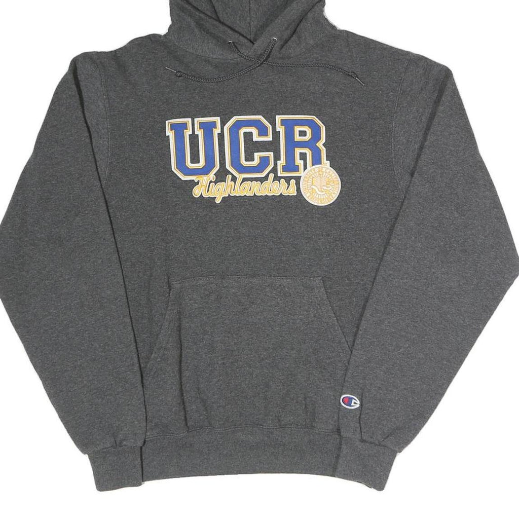 CHAMPION Mens Grey UCR Highlanders Pullover Hoodie XS Cotton Blend