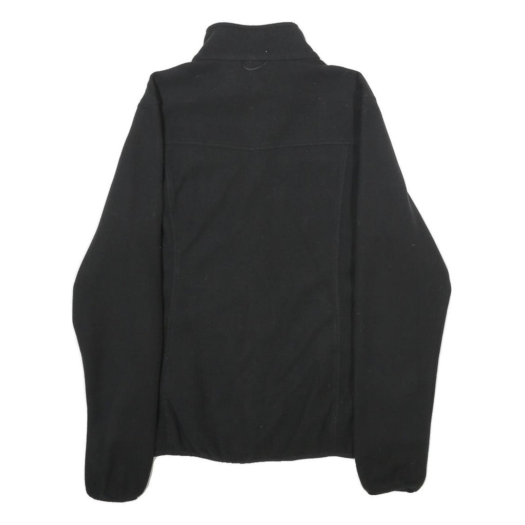 THE NORTH FACE Womens Black Fleece Jacket M Polyester Zip Activewear Casual