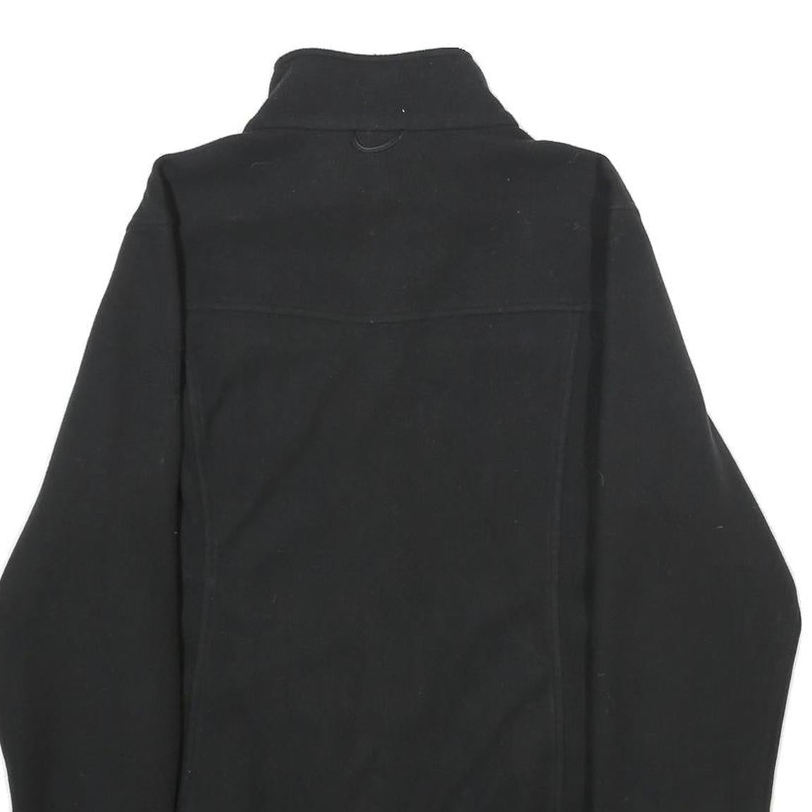 THE NORTH FACE Womens Black Fleece Jacket M Polyester Zip Activewear Casual