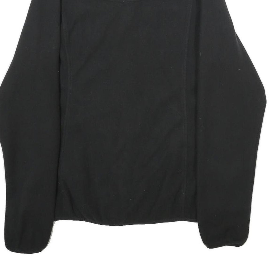 THE NORTH FACE Womens Black Fleece Jacket M Polyester Zip Activewear Casual