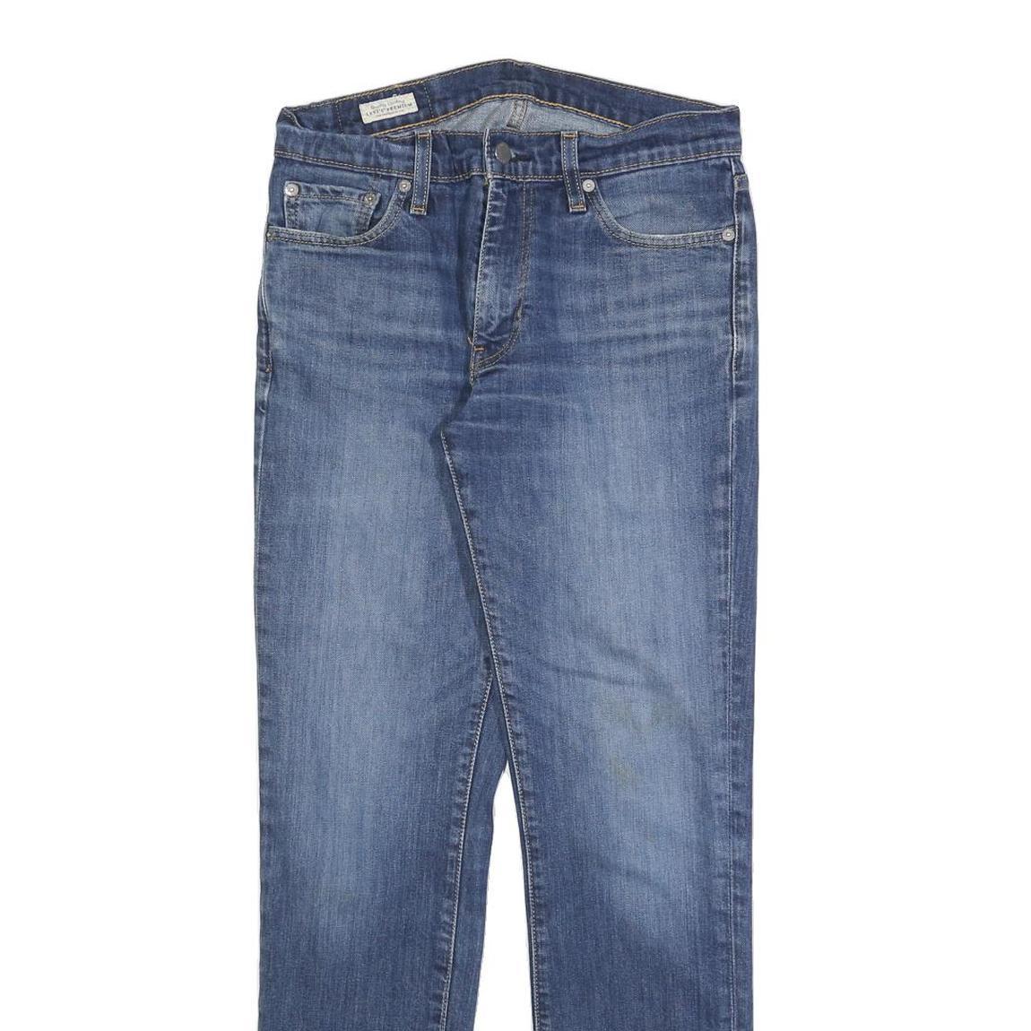 LEVI'S 511 BIG E Mens Slim Blue Denim Jeans W30 L32 Classic Zip Cotton Blend